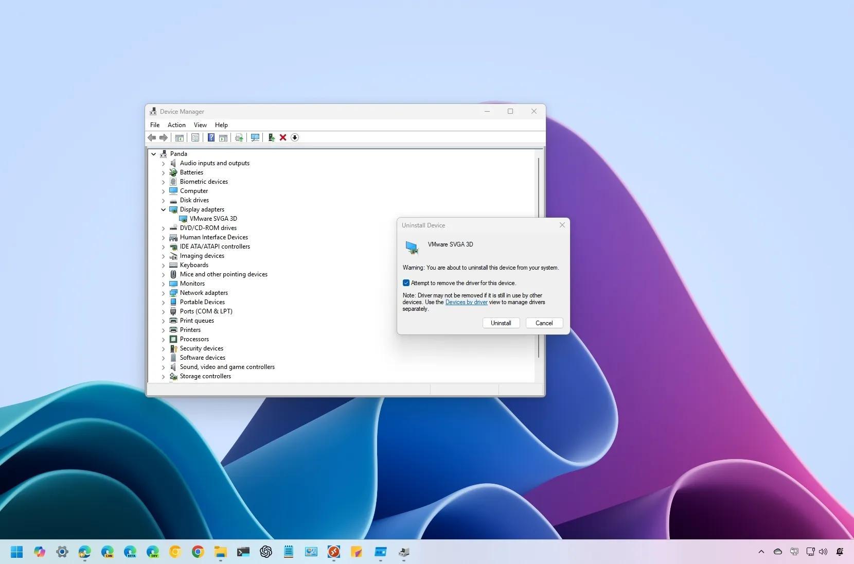 deisnstalar drivers
