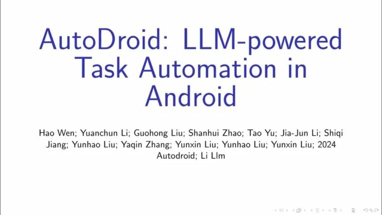 Cómo automatizar tareas en Android usando AutoDroid y LLMs