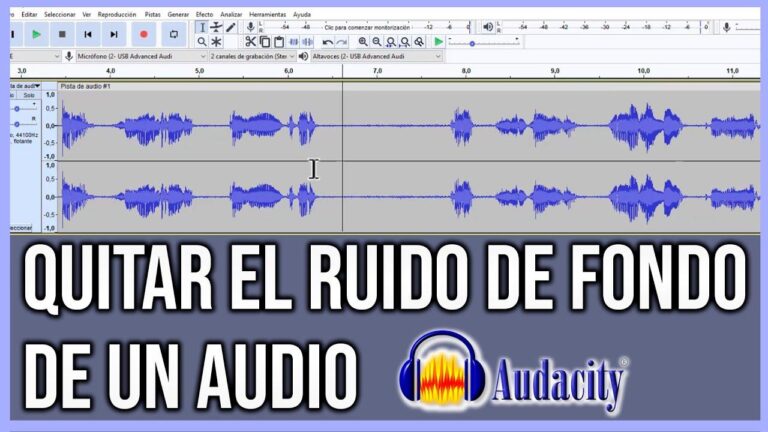 Cómo quitar el ruido de un audio usando Audacity y plugins gratuitos
