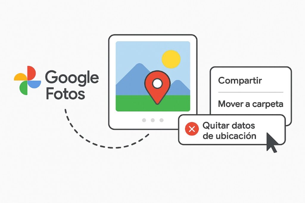 Cómo quitar los datos de ubicación de una foto en Google Fotos