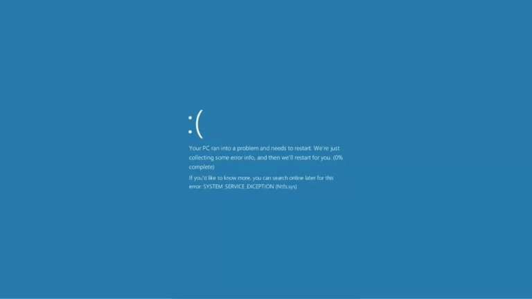 Cómo solucionar SYSTEM_SERVICE_EXCEPTION en Windows