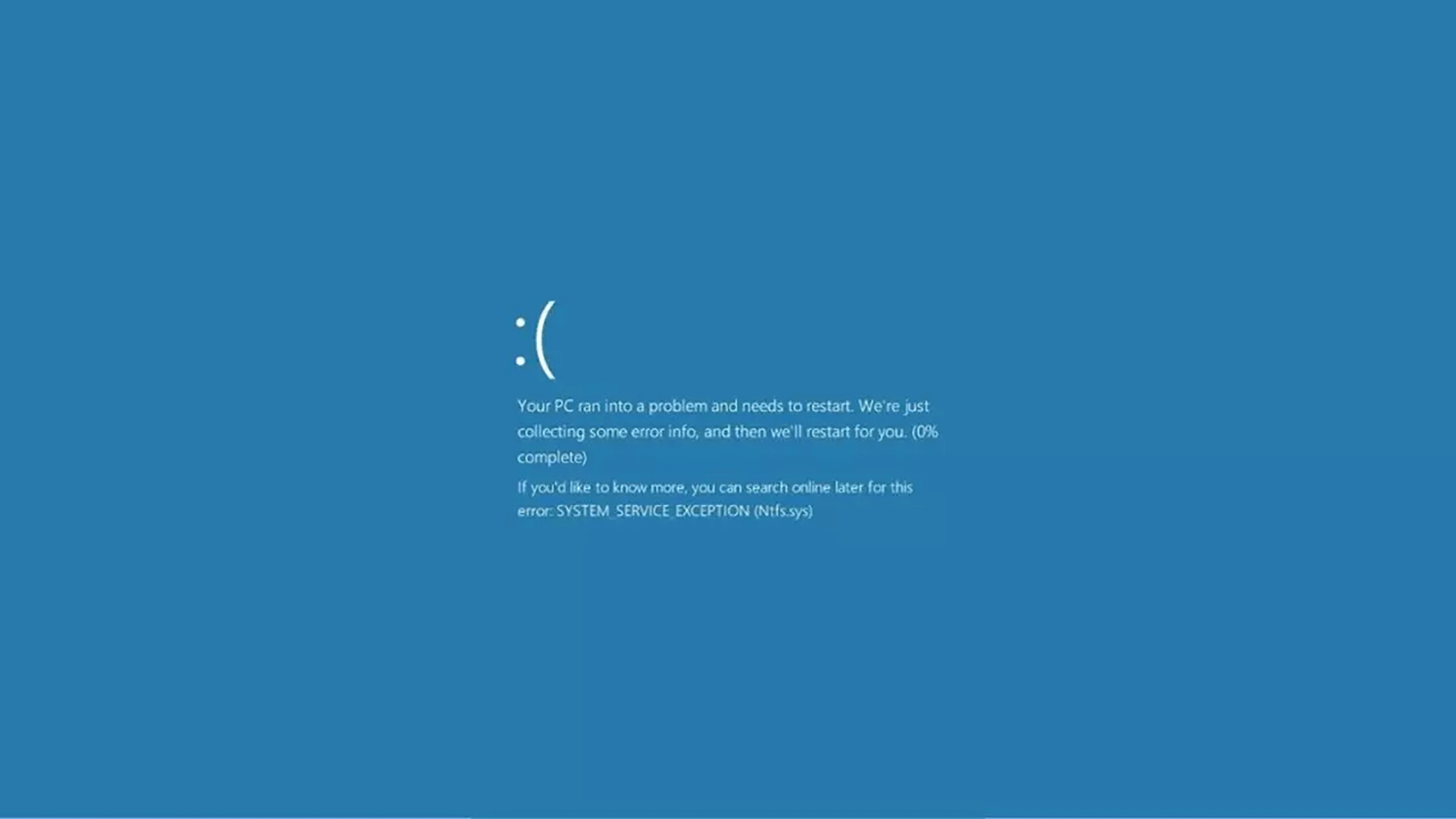 Cómo solucionar SYSTEM_SERVICE_EXCEPTION en Windows