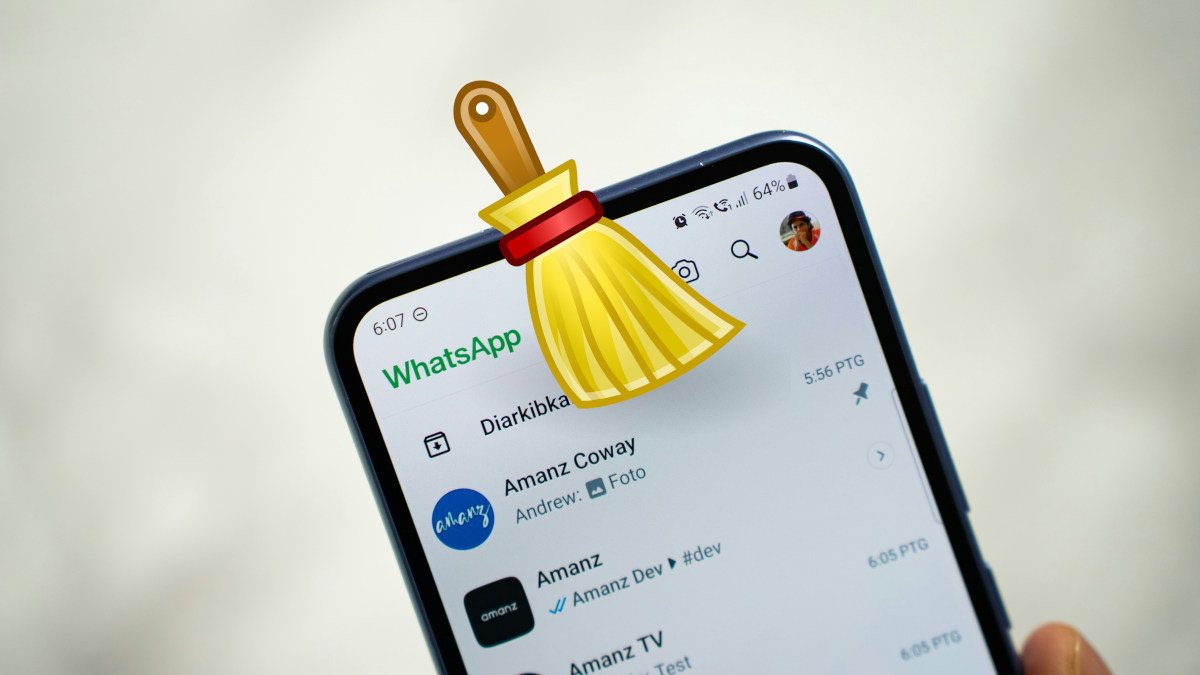 Borrar caché de WhatsApp