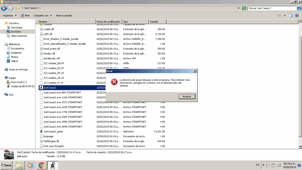 Aplicación bloqueada por directiva de grupo en Windows Home/Pro