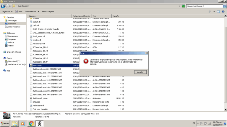 Aplicación bloqueada por directiva de grupo en Windows Home/Pro