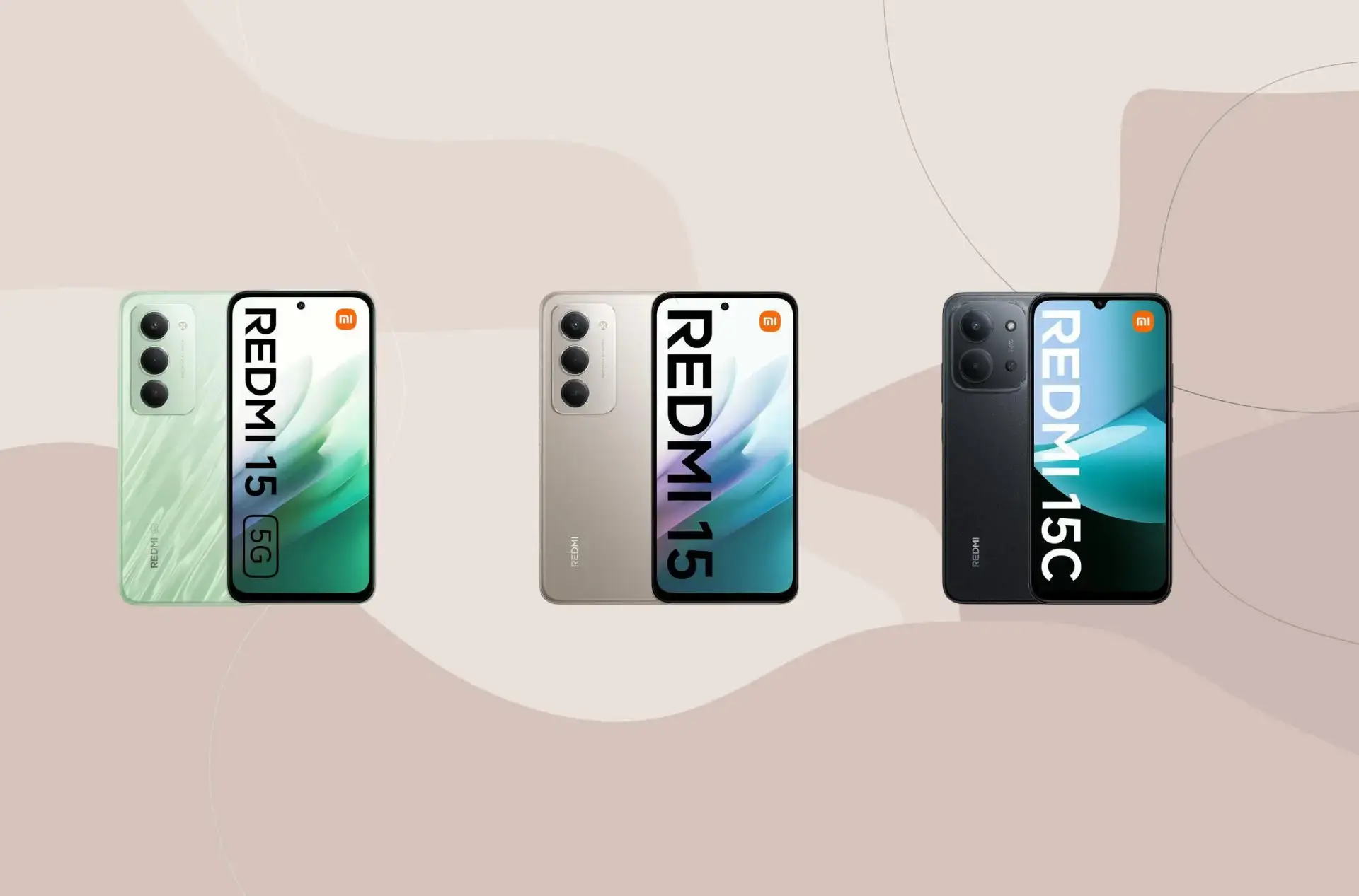 Diferentes modelos Redmi 15