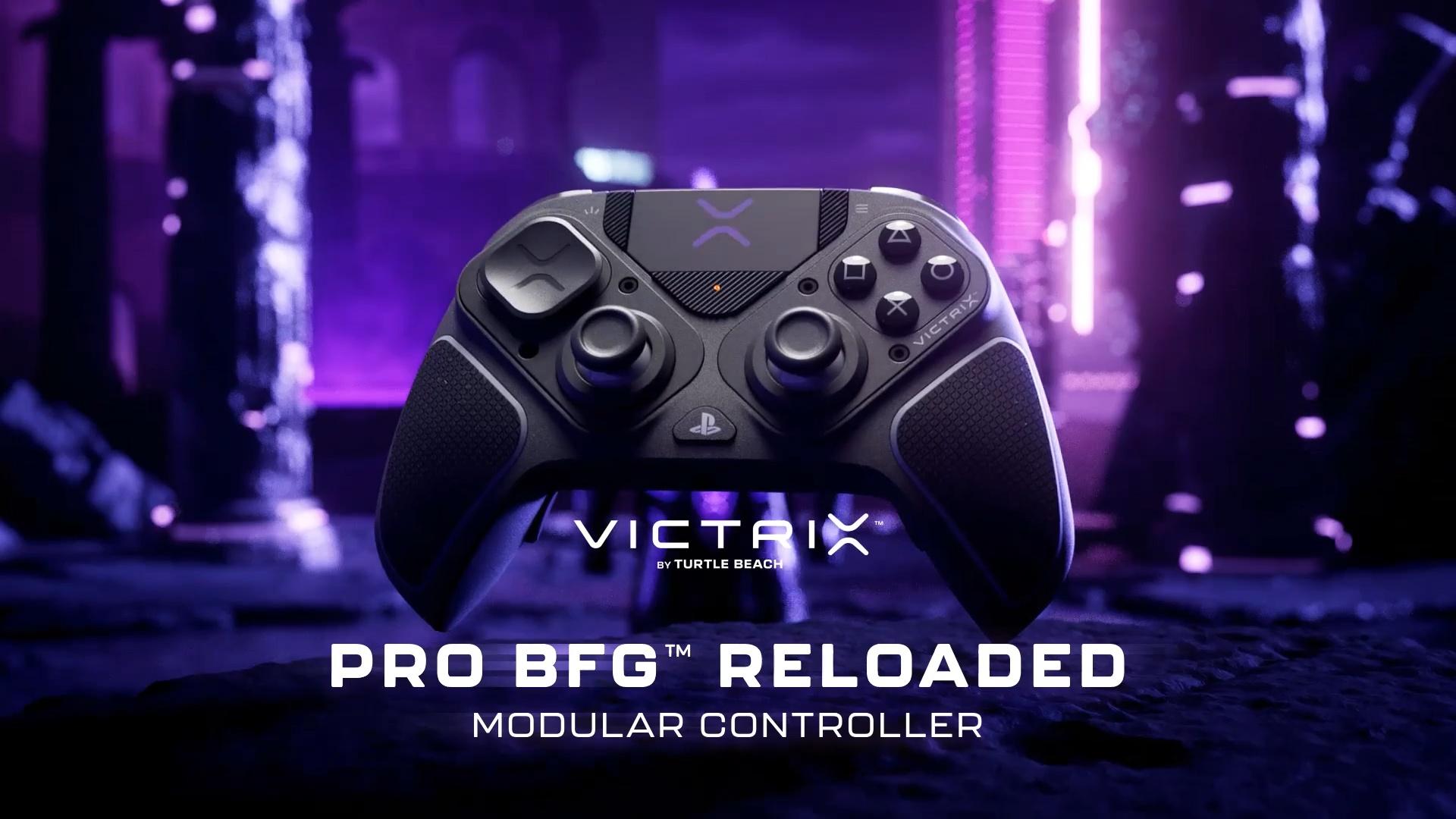Turtle Beach Victrix Pro BFG Reloaded blanco y negro