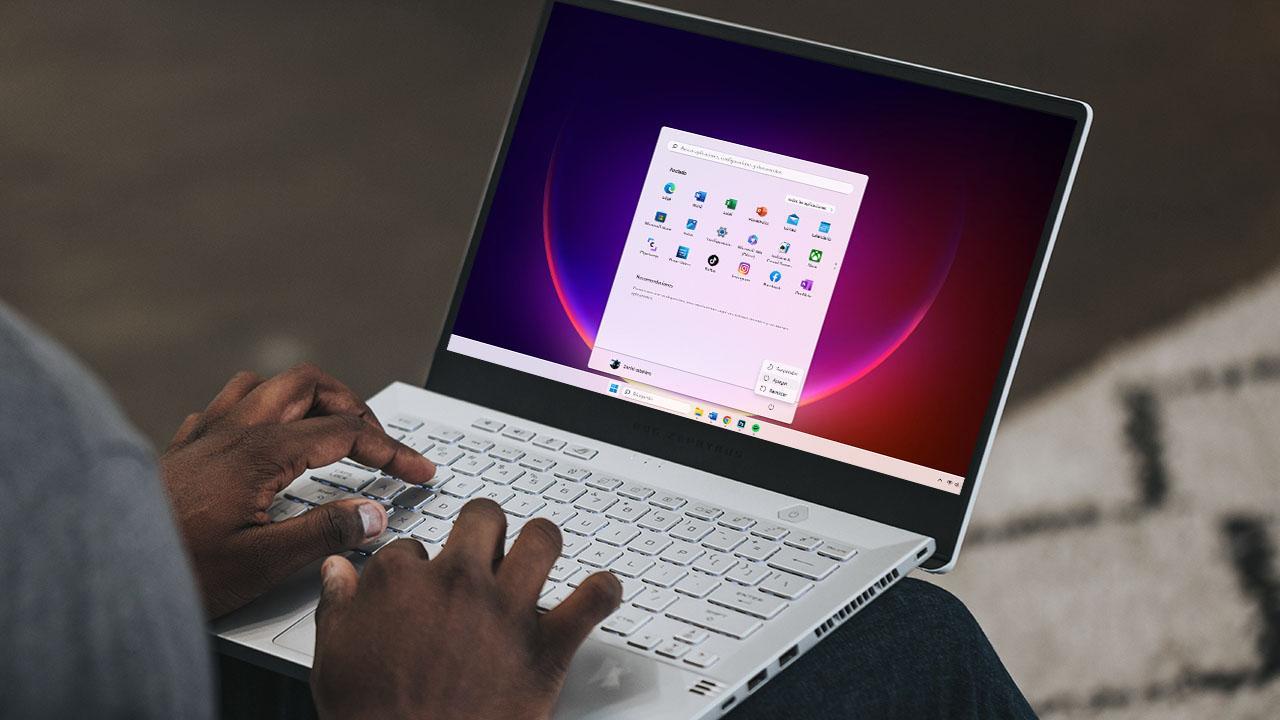 Atajos de teclado y menú avanzado en Windows