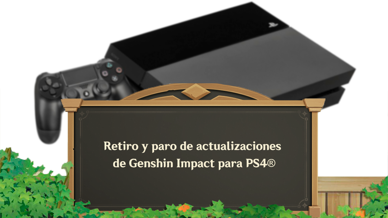 cierre definitivo de Genshin Impact en PS4