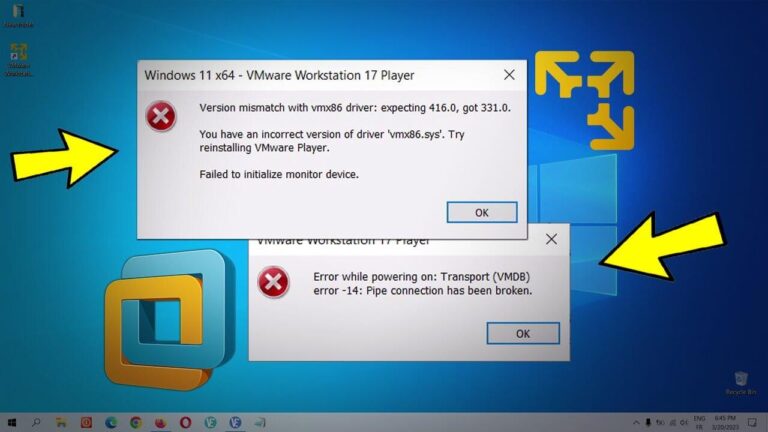 error VERR_VM_DRIVER_VERSION_MISMATCH