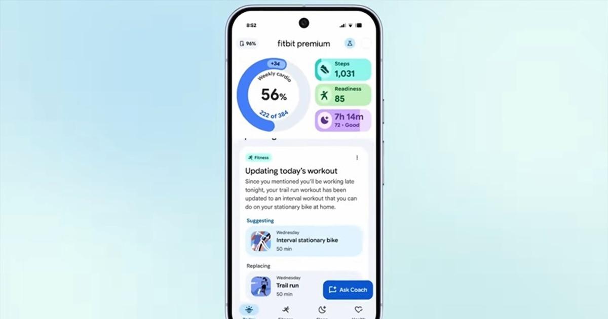 Google y Fitbit entrenador con IA