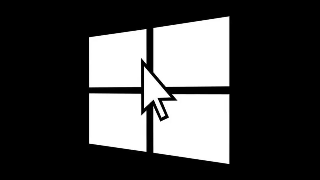 pantalla negra con cursor