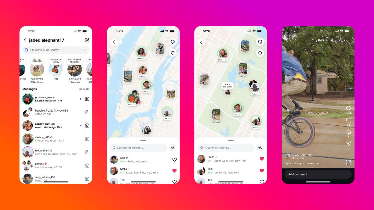 Cómo funciona el mapa de Instagram