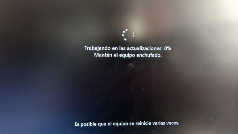 windows update congelado 0%