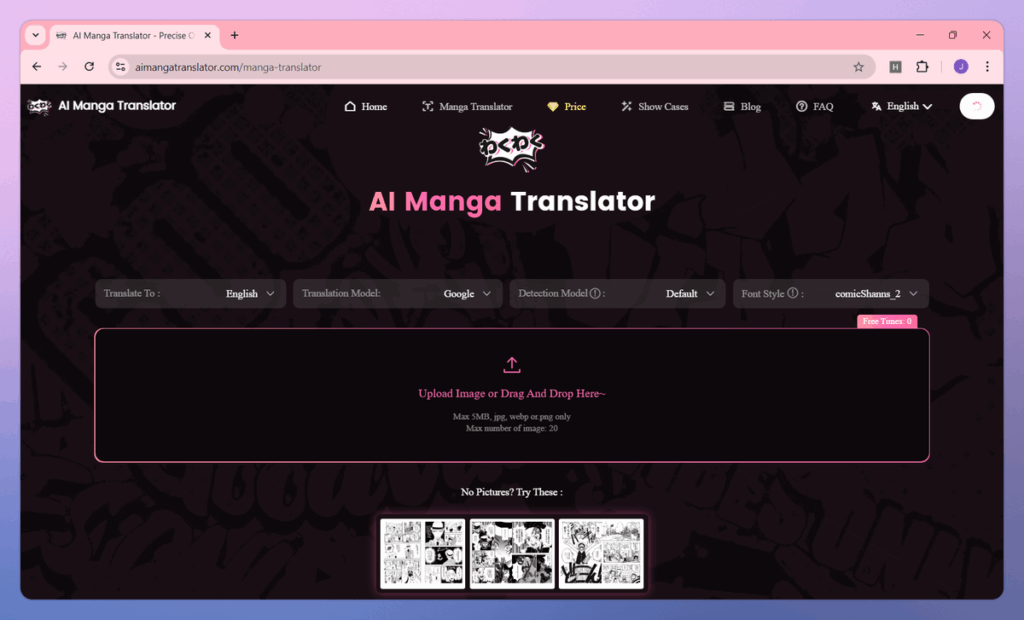 AI Manga Translator