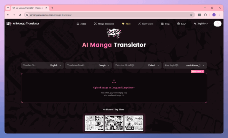 AI Manga Translator