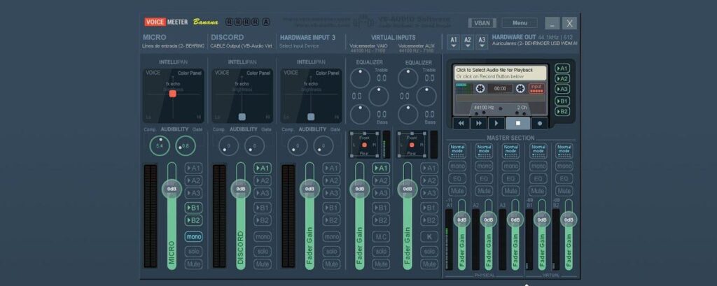 Cómo configurar Voicemeeter Banana para streaming en Twitch o YouTube