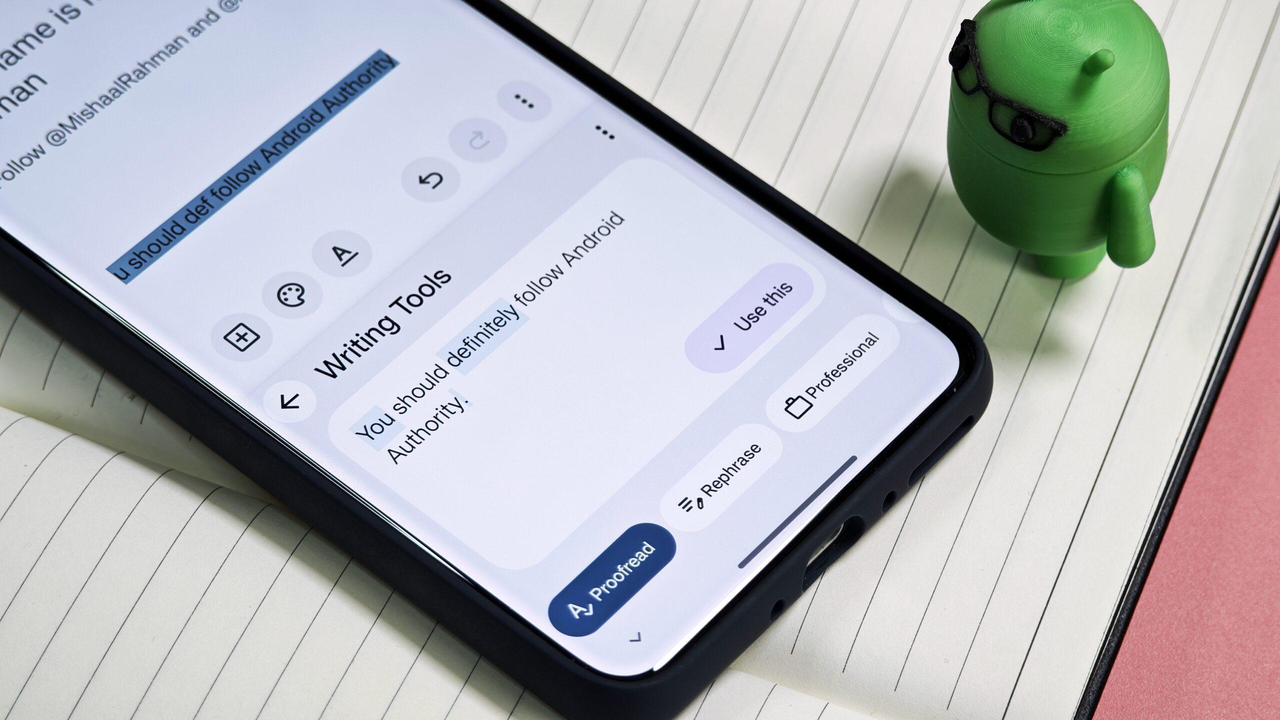 Gboard Writing Tools en Gboard