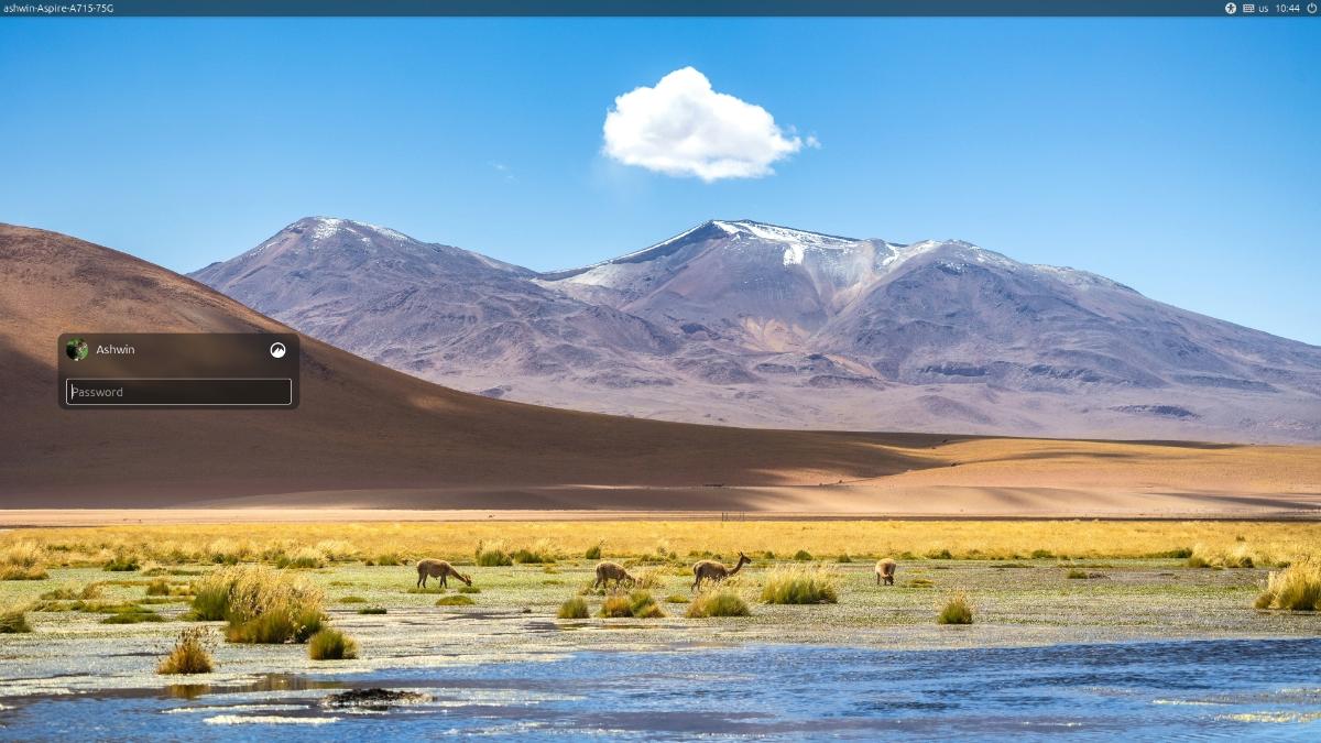 Escritorio de Linux Mint Zara