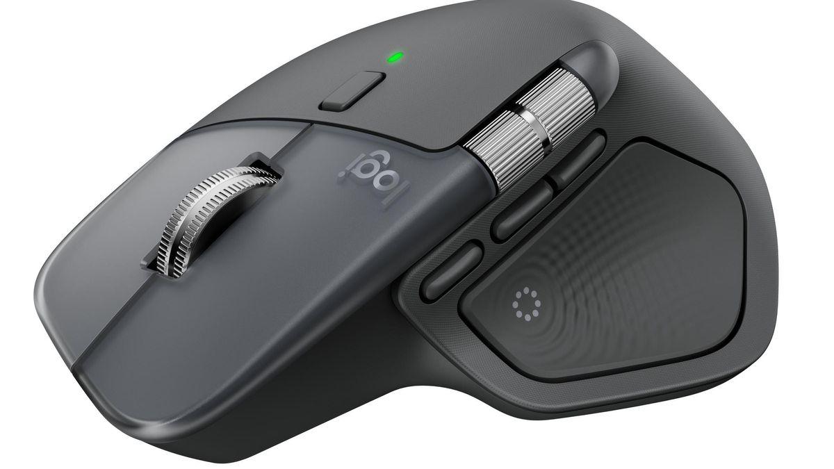 Housse De Protection En Néoprène Pour Souris Logitech MX Master 3/3S/2S - Pochette De Transport Avec Fermeture éclair, Bleu Foncé