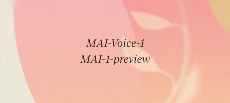 MAI-Voice-1 model