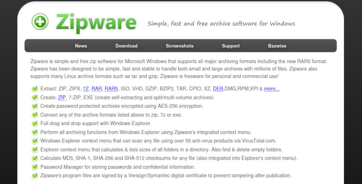Zipware