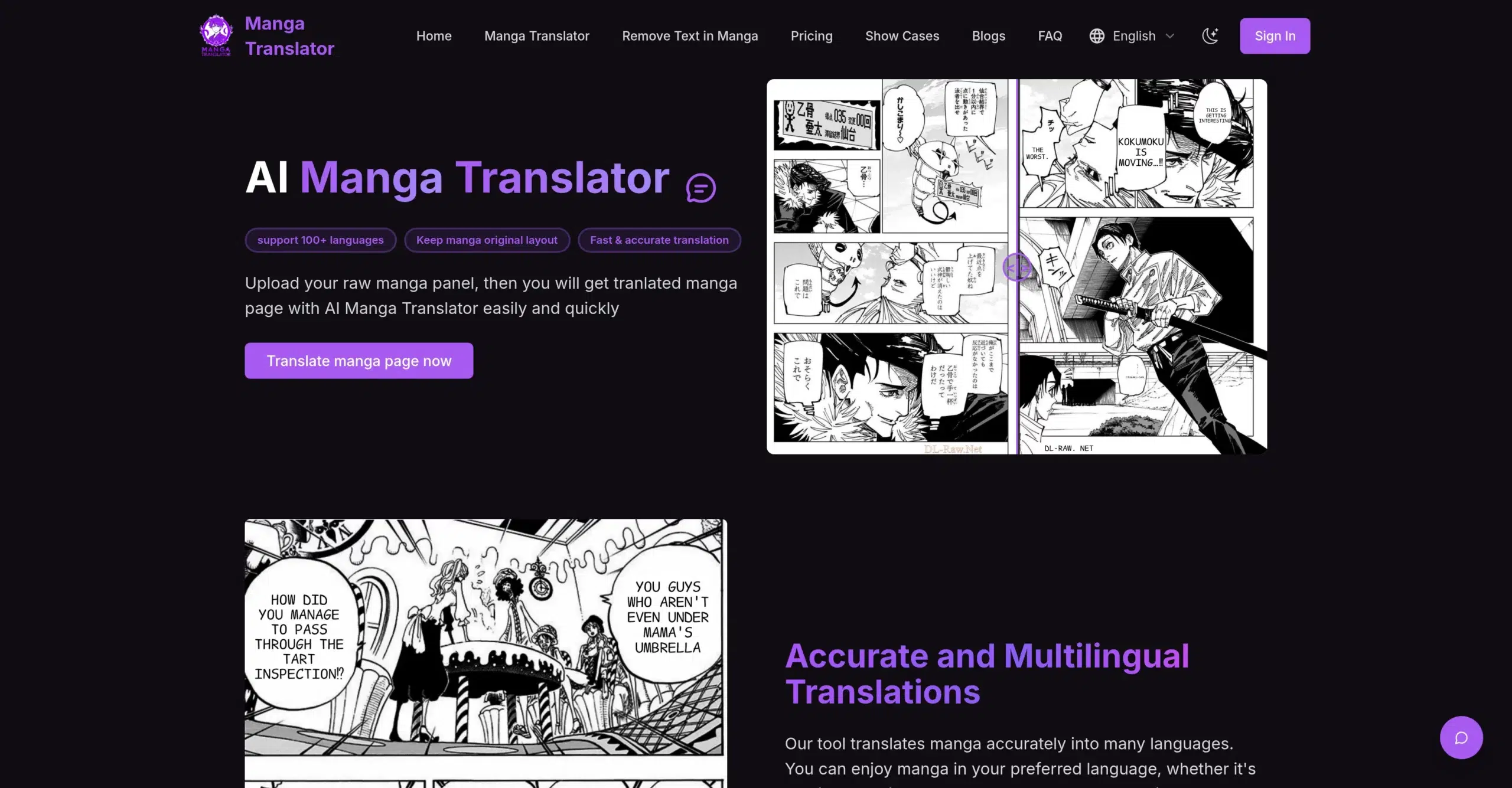 AI Manga Translator