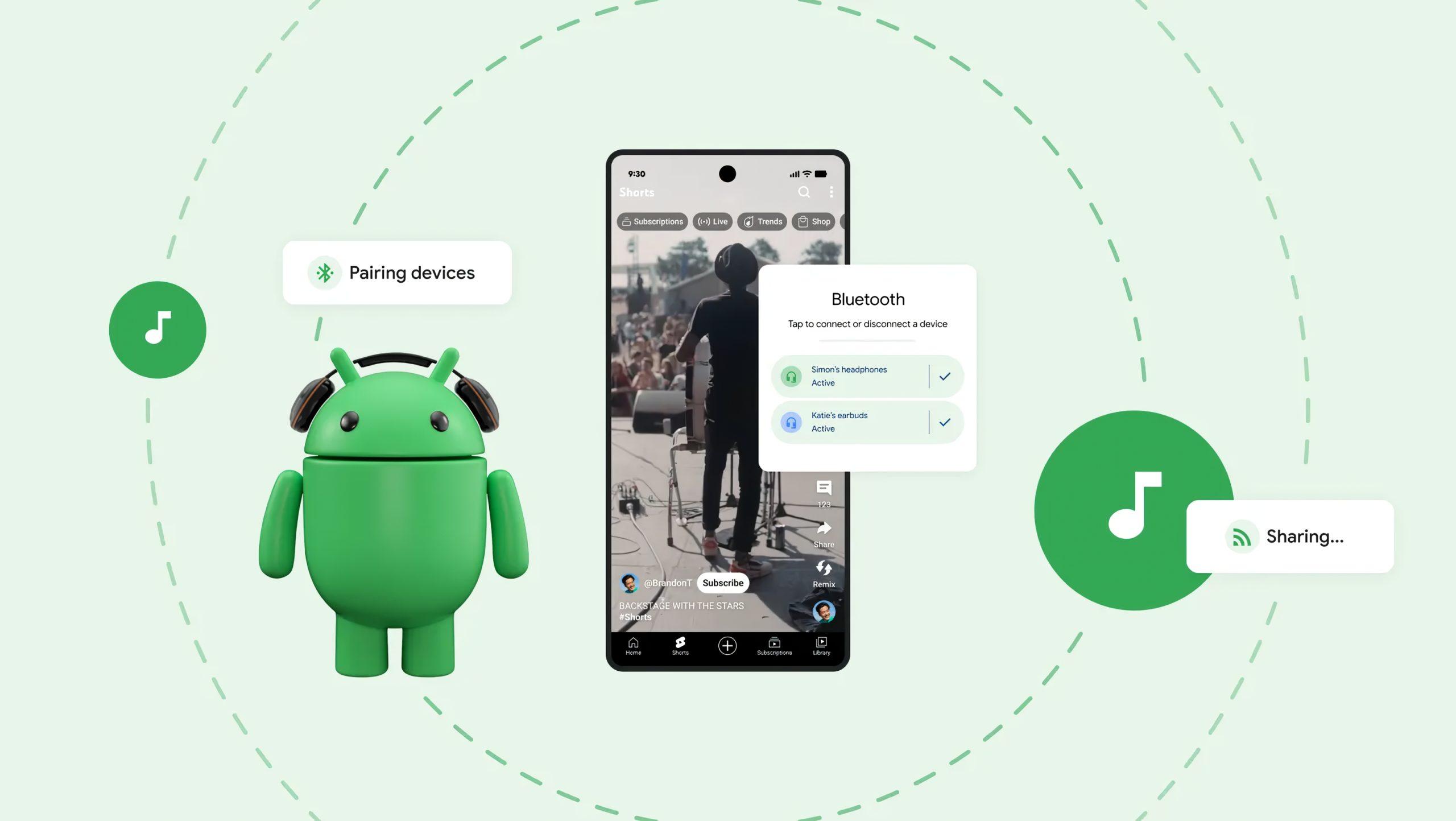 Android Auracast en móviles