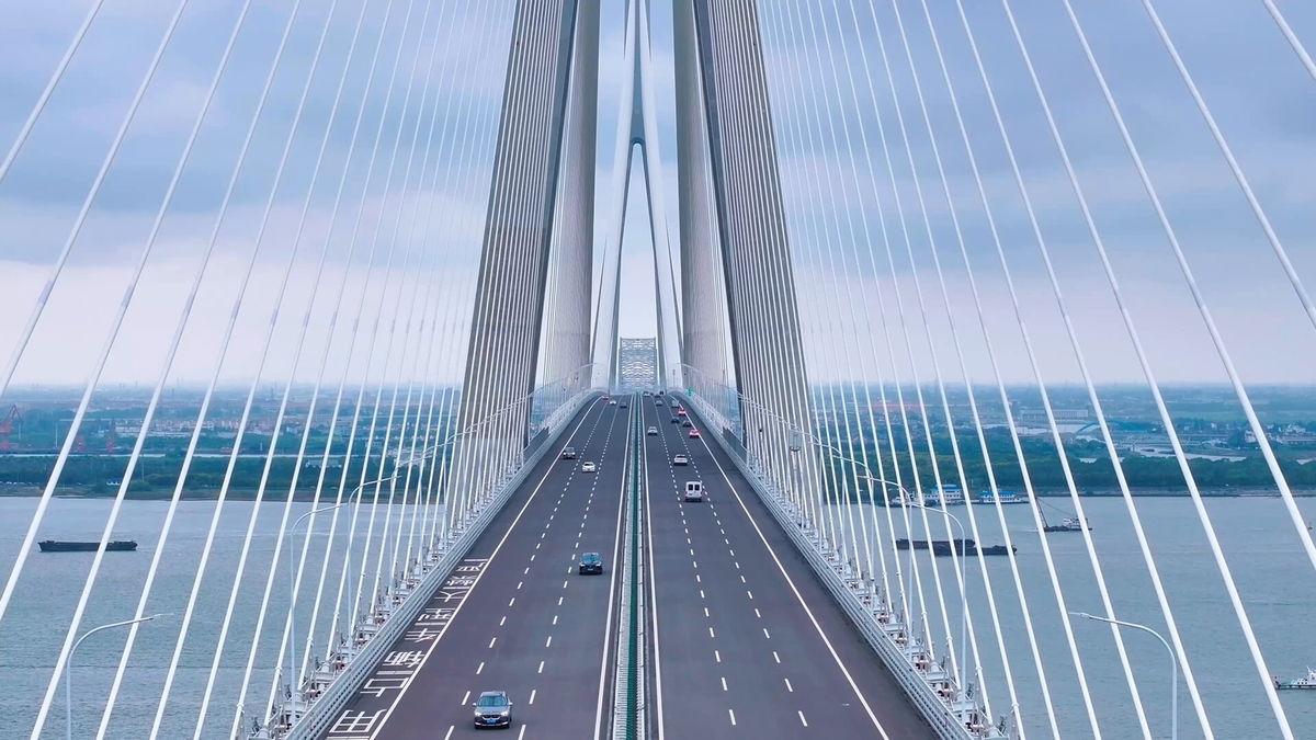 Infraestructura del mayor puente atirantado