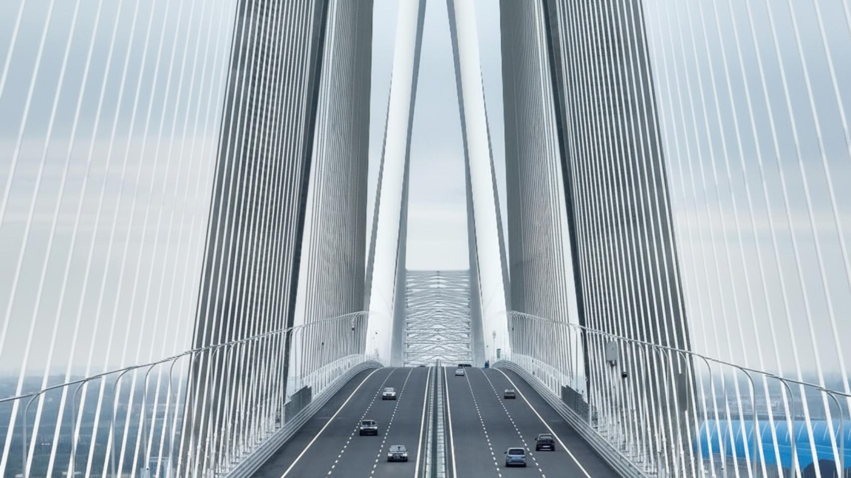Puente atirantado en China