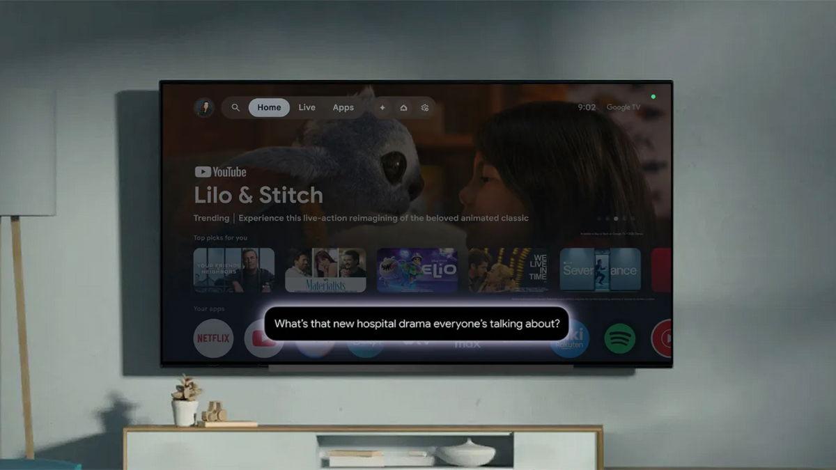 Funciones de Gemini en Google TV