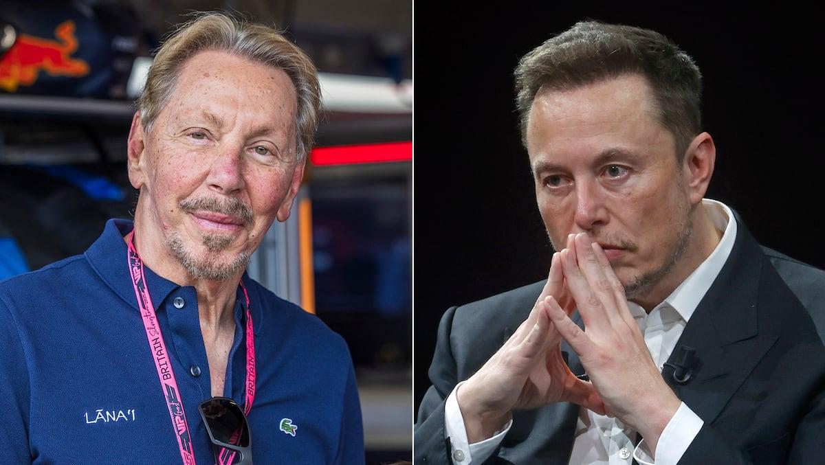 Larry Ellison en evento corporativo