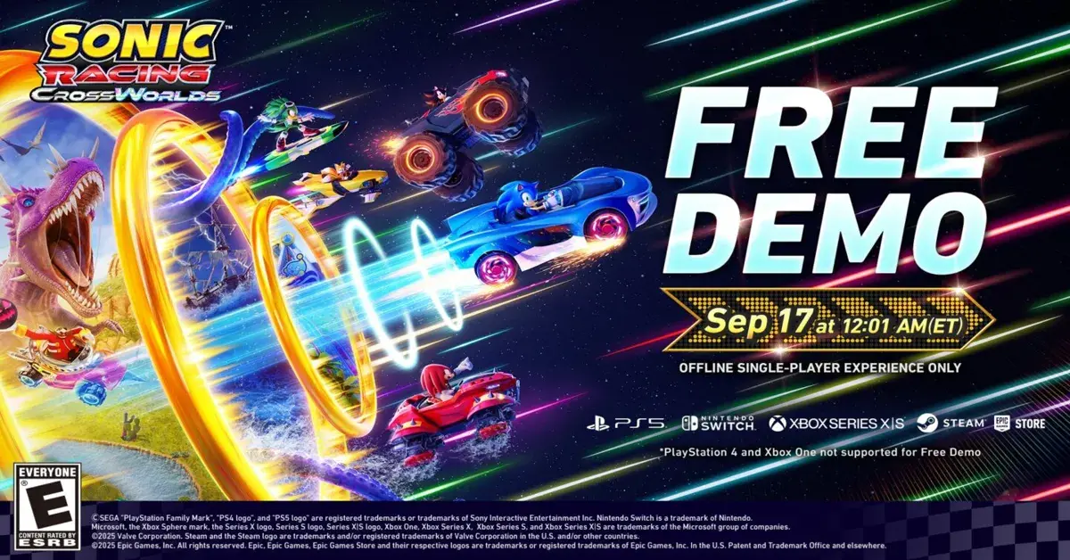 Modos y multijugador en Sonic Racing CrossWorlds