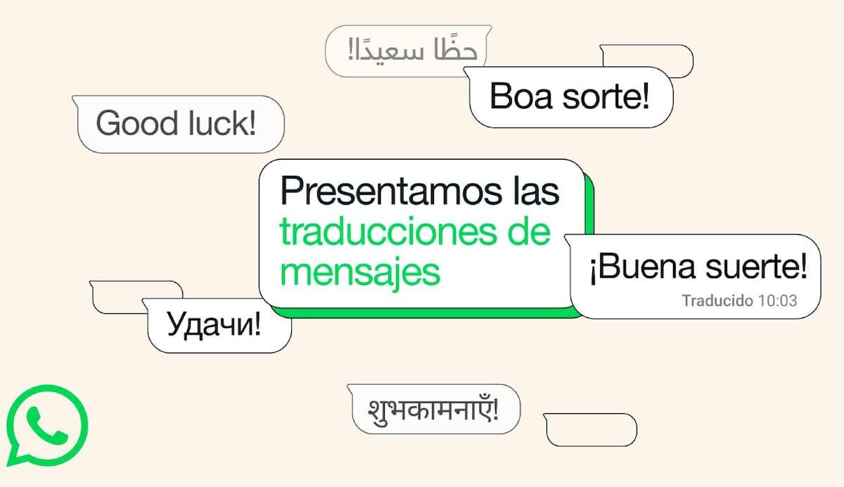 Traducción de mensajes en WhatsApp