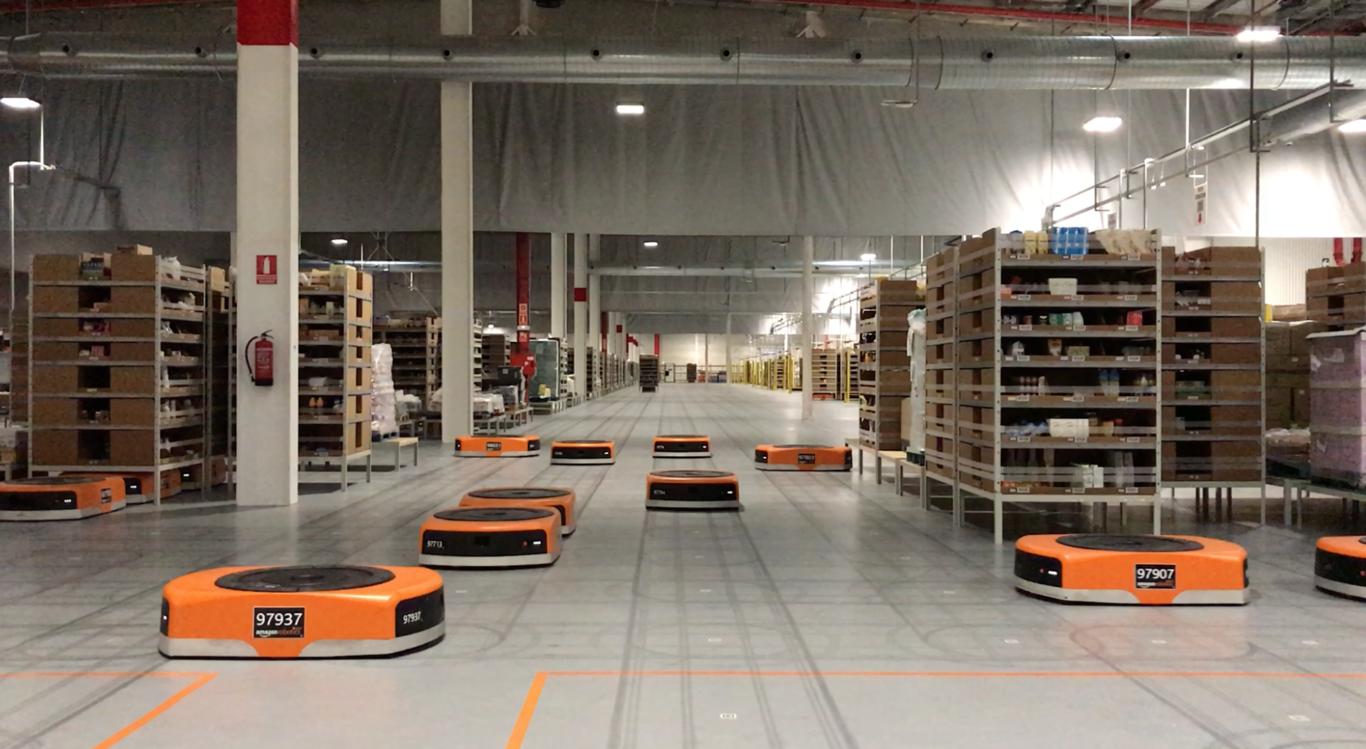 Almacenes de robots Amazon