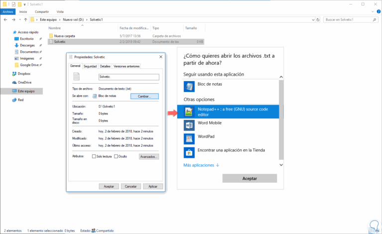 Cómo reemplazar el Bloc de notas por VS Code o Notepad++ en todo Windows