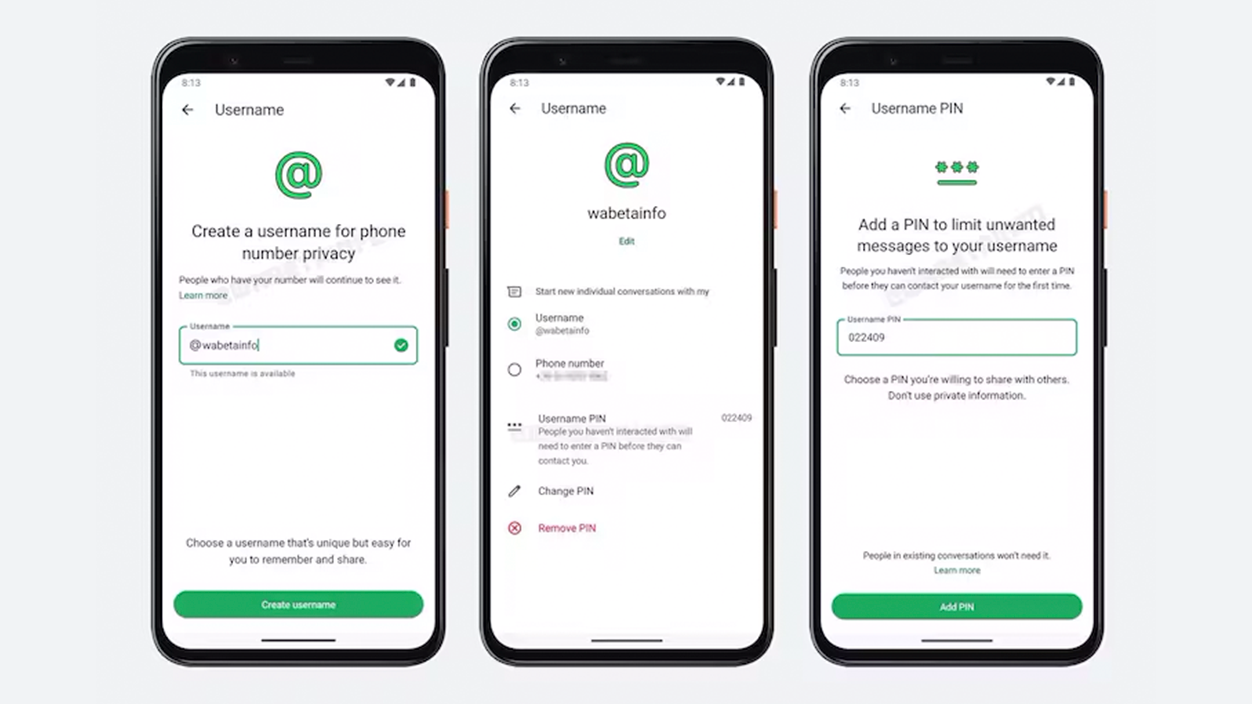 Filtración WaBetaInfo nombres usuario en whatsapp