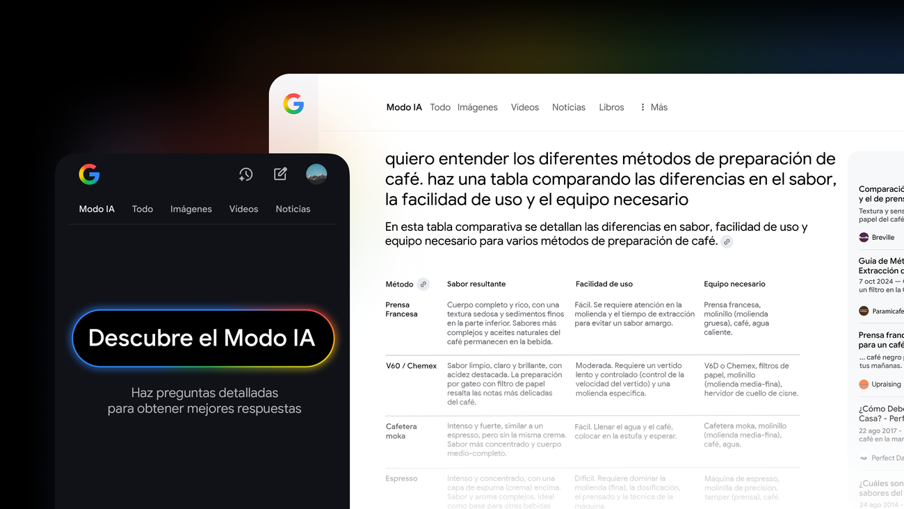Google Modo IA en España