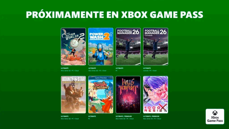 Juegos Xbox Game Pass noviembre 2025