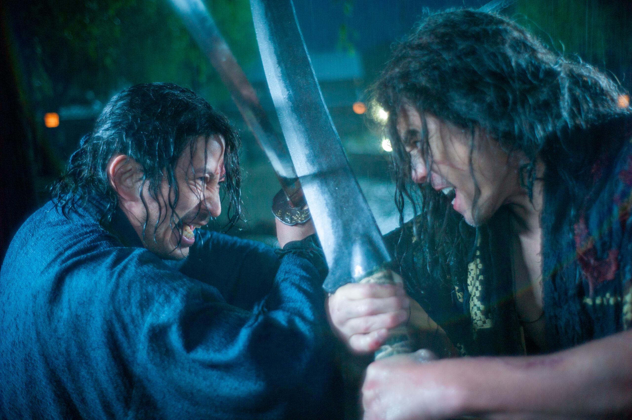 Escena de acción de Last Samurai Standing