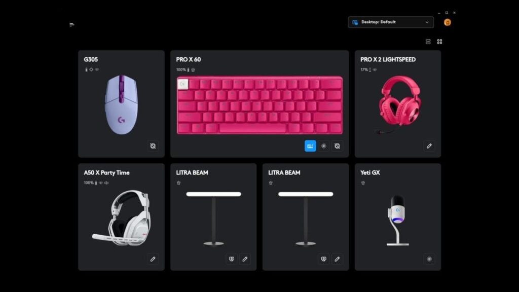Logitech G Hub no detecta tu teclado o ratón