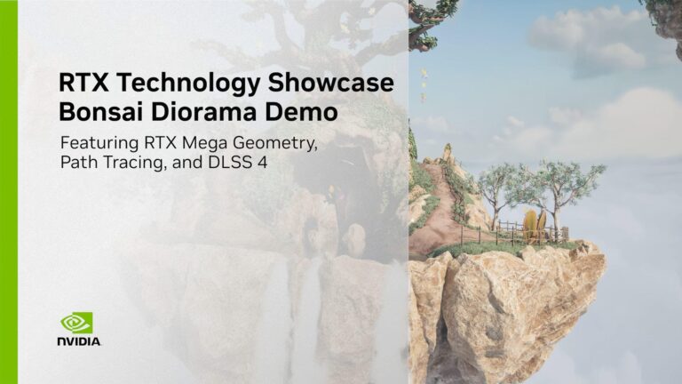 NVIDIA Bonsai Diorama