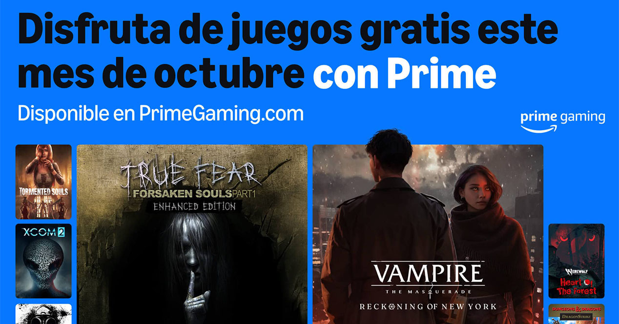 Prime Gaming juegos gratis de octubre 2025