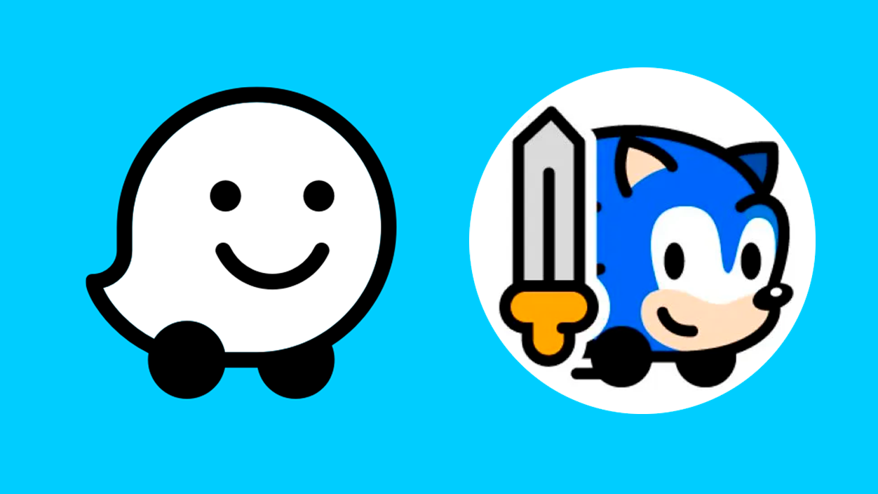 Sonic en Waze