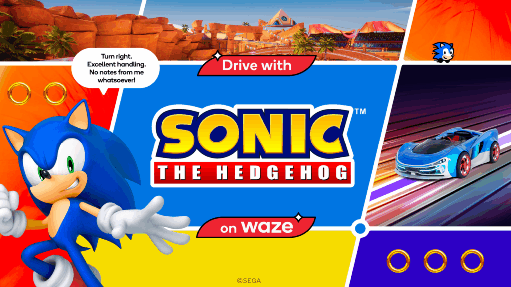 Sonic se integra en Waze