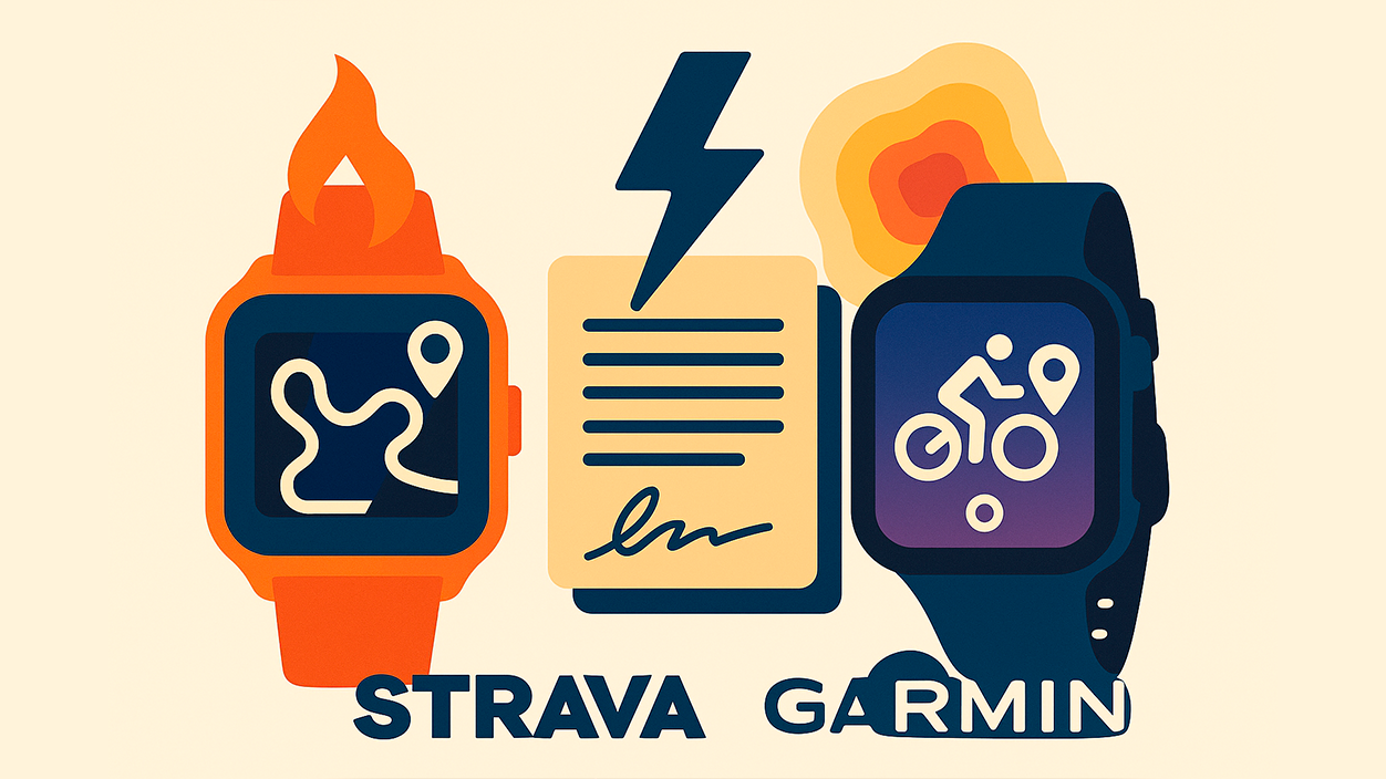 Strava denuncia a Garmin