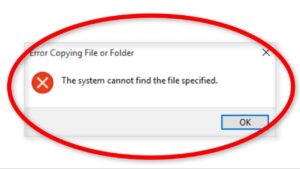 Arreglar “The system cannot find the file specified”