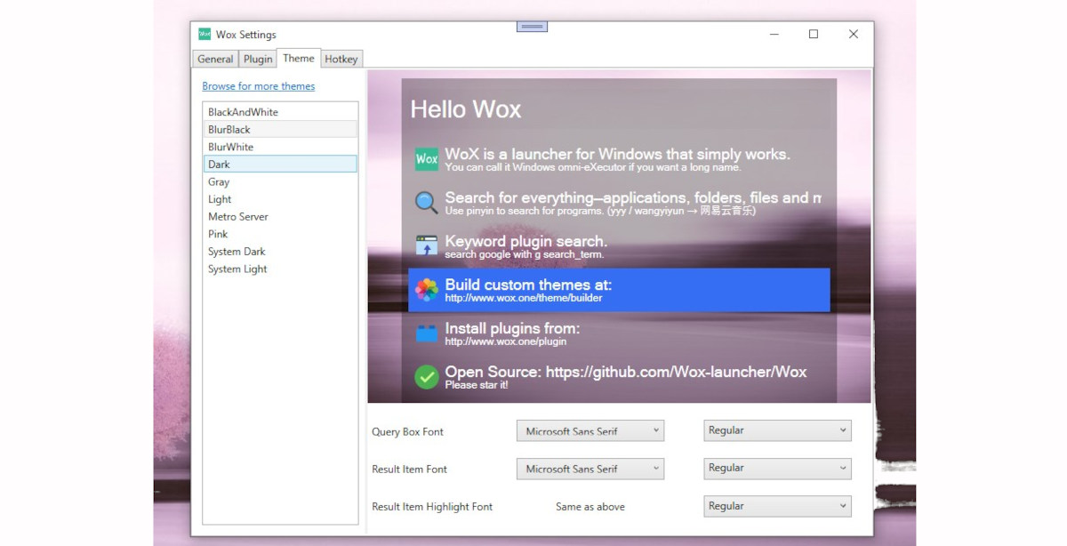 Wox alternativas del launcher Keypirinha