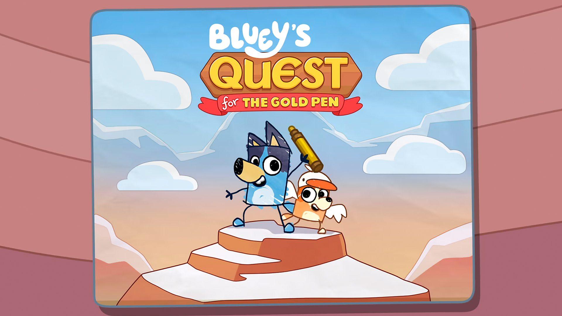 Bluey Quest Gold Pen-videogame