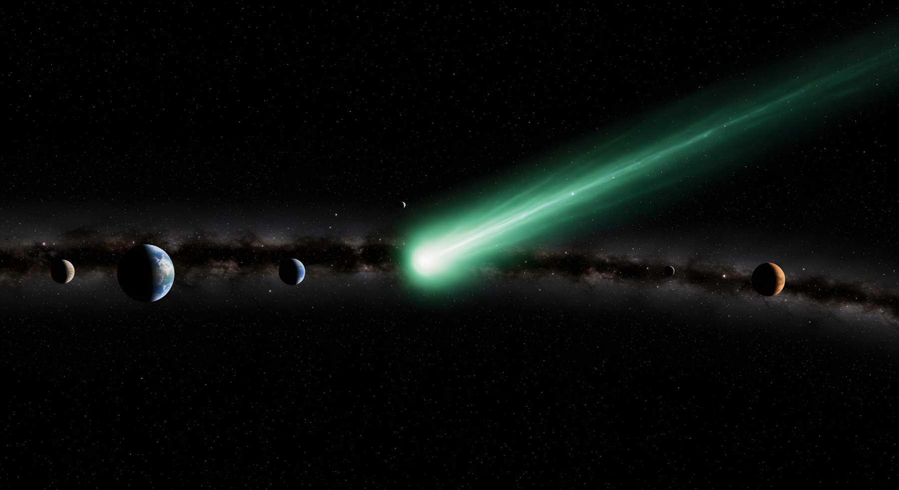 Observación de cometas en octubre